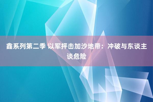 鑫系列第二季 以军抨击加沙地带：冲破与东谈主谈危险