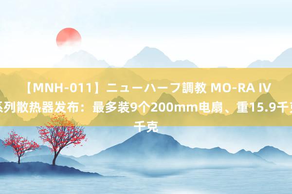 【MNH-011】ニューハーフ調教 MO-RA IV系列散热器发布：最多装9个200mm电扇、重15.9千克