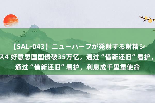 【SAL-043】ニューハーフが発射する射精シーンがあるセックス4 好意思国国债破35万亿，通过“借新还旧”看护，利息成千里重使命