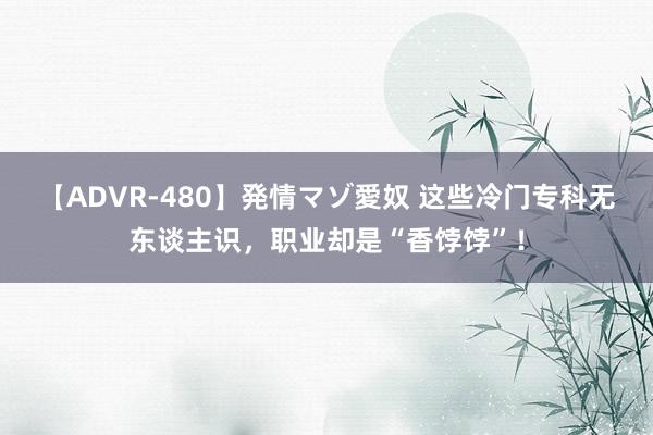 【ADVR-480】発情マゾ愛奴 这些冷门专科无东谈主识，职业却是“香饽饽”！