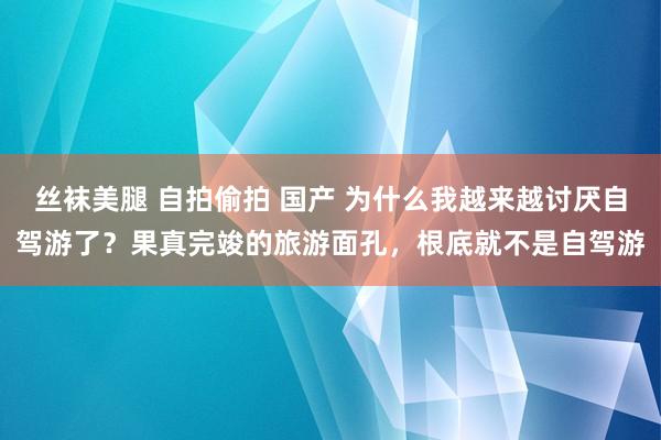 丝袜美腿 自拍偷拍 国产 为什么我越来越讨厌自驾游了？果真完竣的旅游面孔，根底就不是自驾游